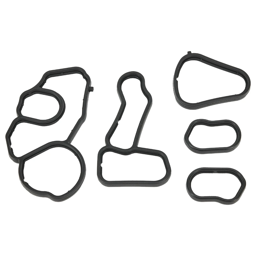 

For BMW F20 F21 F30 F31 F35 Auto Parts Gasket Seal 11427625484 11427625485 11427625486 11427625487 5pcs/set Black