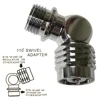 90 110 degrees 2nd stage hose swivel adaptor 9/16-18 UNF-2B to 9/16-18 UNF-2A LP 6