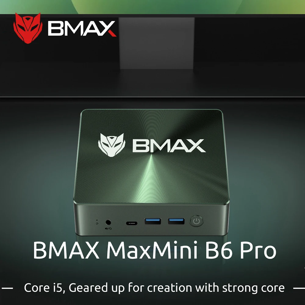 BMAX B6 Pro i51030NG7 16GB DDR4 512GB NVME SSD Mini PC 1000M LAN WiFi
