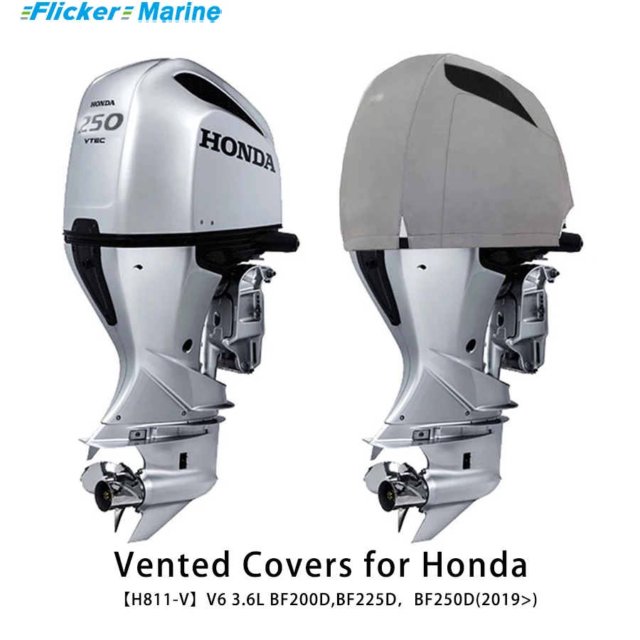 Flickermarine Ventilation Covers for Honda 250 HP Outboard Engines BF200D,BF225D,BF250D()