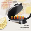 Electric Crepe Maker abput 12 Inch,Portable Household pancake machine,Nonstick Coating,For Pancakes, Blintz, Chapati, Pizza 4