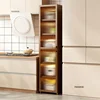 Japanese Minimalist Kitchen Cabinets for Home Kitchen Furniture Storage Cabinet Floor Multi-purpose Living Room Storage Cabinets 2