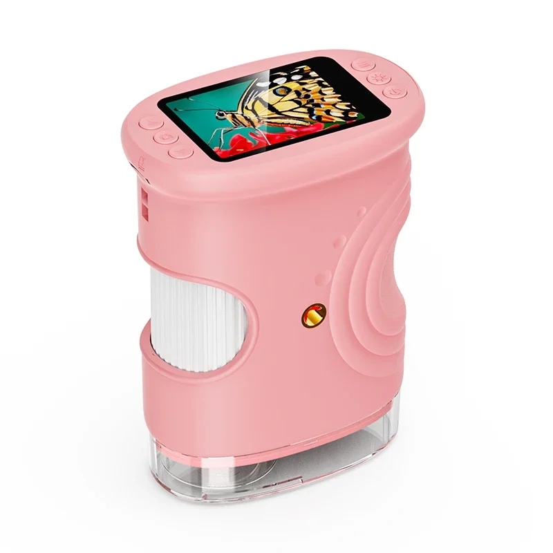 Microscopio MicroExplorer color rosado