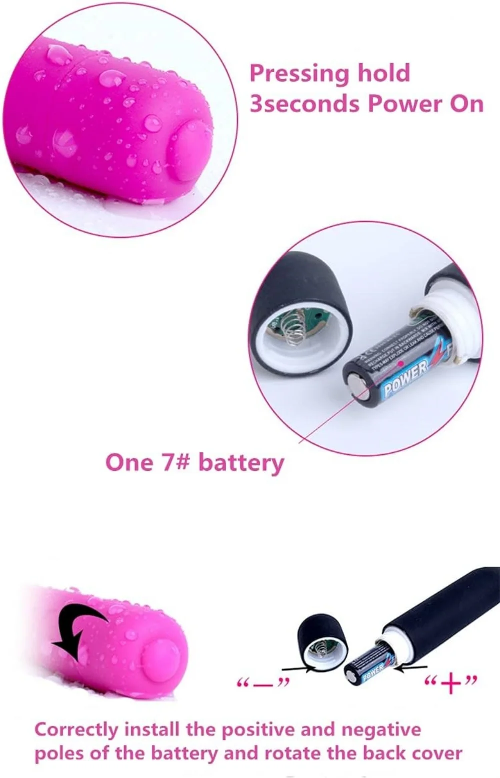 Sex toys Urethral Sounds Catheter Vibrating Wand Massager Small Waterproof Handheld Cordless Massager for Male Red