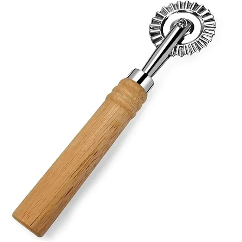 Dumpling Embossing Side Embossed Biscuit Mold Pasta Hand-cutting Machine Baking Pastry Decor Cookie Mould Roll Wheel Tools