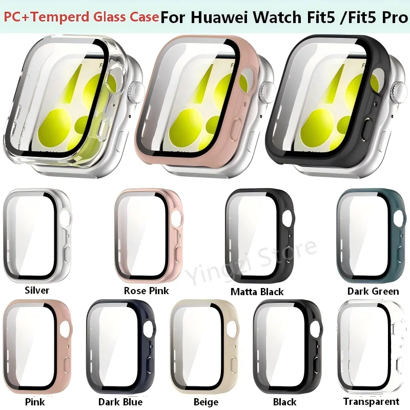 Premium Glass Case and Protective Bumper Frame