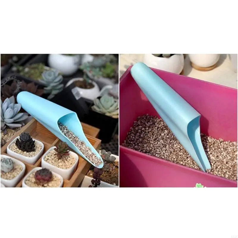 A52C 9 inch Easy to Clean Soil Scoops Small Gardening Tools Gifts for Home Succulent