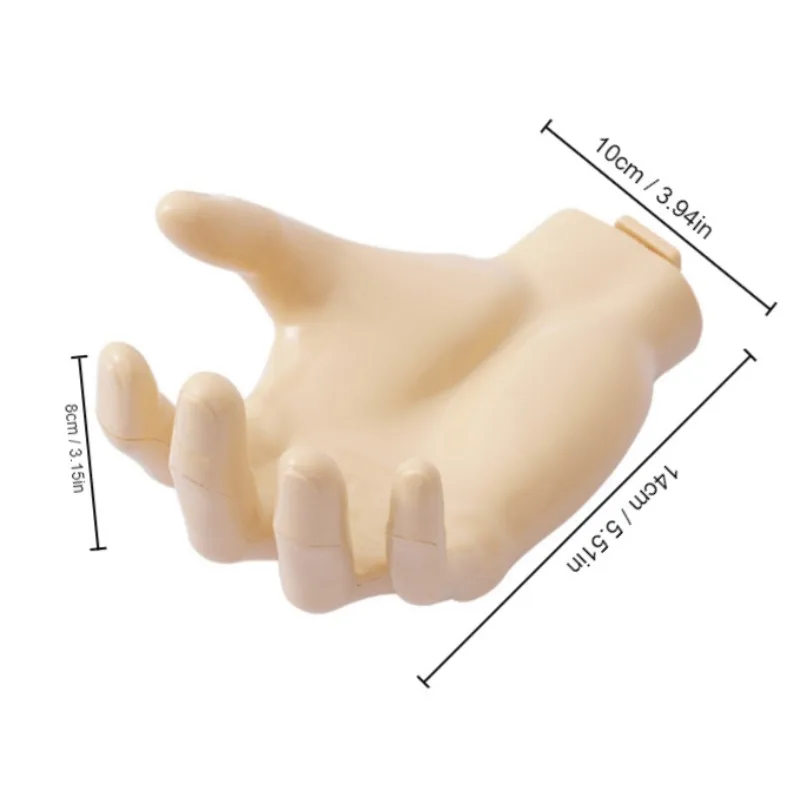 1pc Creative Hanger Soap Hook Solid Color Wall Hanger Finger Hand Shape Wall Hanger Hooks Bathroom Home Decoration Organization 6