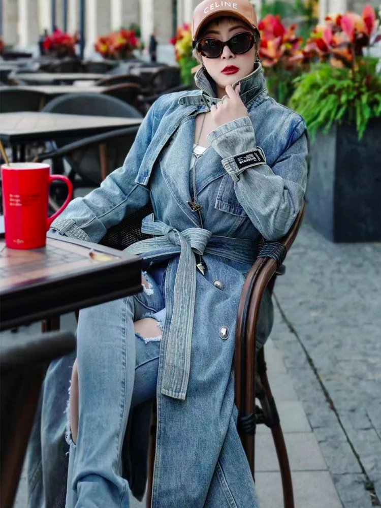 Denim Trench Coats