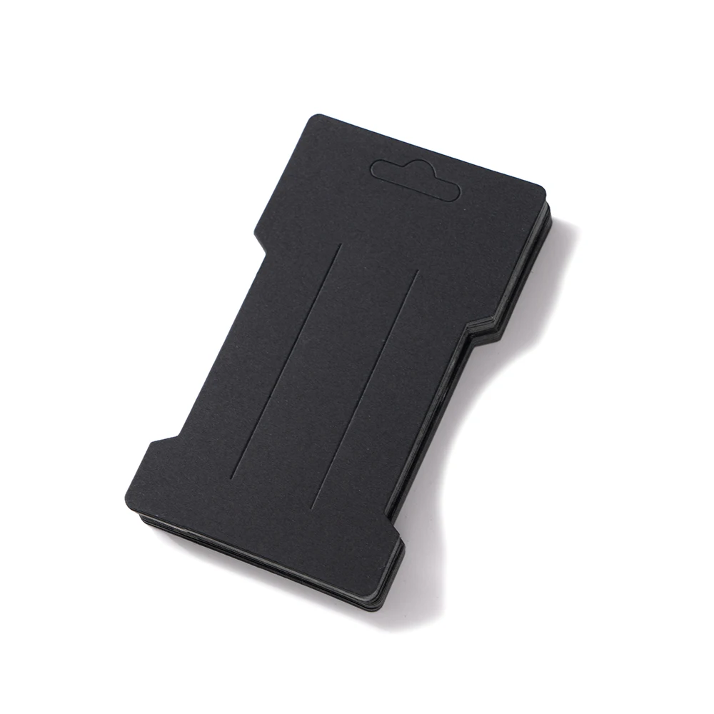50 stücke Haar Clip Display Karte Kraft Papier Bogen Halter Für Haarspangen Zubehör Schmuck Organizer Verkauf Aussteller Verpackung Versorgung – Detail 2