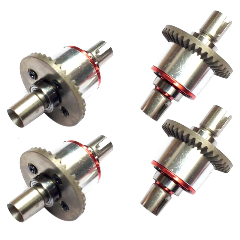 

2023 Hot-4Pcs Full Metal All-Metal Differential Gear Upgrade Parts For Wltoys 144001 124019 124018 RC Car Spare Accessories