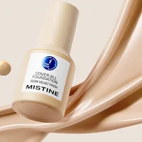Fond de teint liquide longue tenue, fond de teint liquide sans huile, fond de teint végan, couverture complète, 256 finitions pour le visage, immersion 1