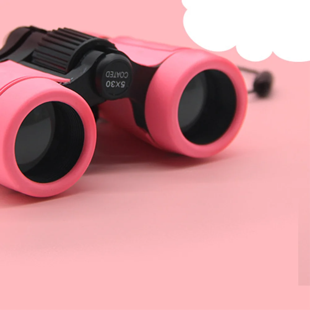 Focal Adjustable Children Telescope Toy Game Props Birthday Present for Entertaining Bird Watching (Pink) 5