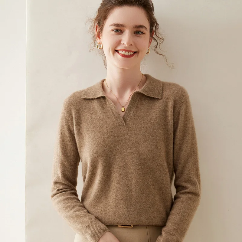 Рисунок 2 - Женский кашемировый пуловер с V-образным