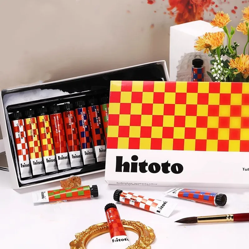 Paul Rubens Hitoto Watercolor Paint Tube Set 12/24/36colors 12ML Water Color For Painting Kids Art Supplies