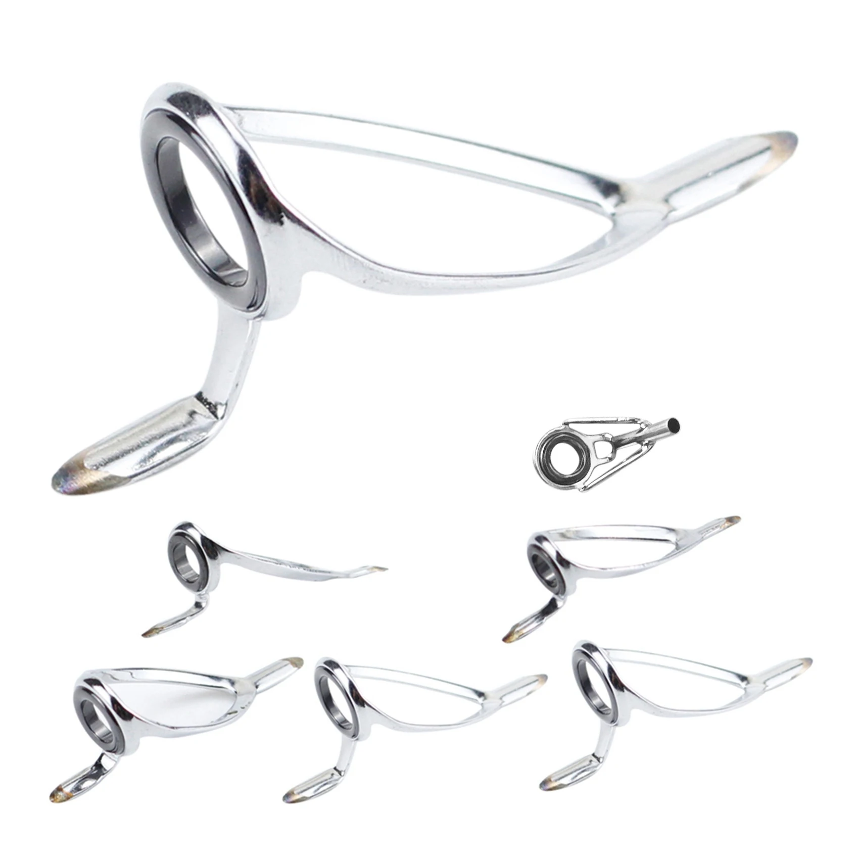 9pcs Fishing Rod Top Ring Hot Sale Fishing Tip Eye Guide Repair