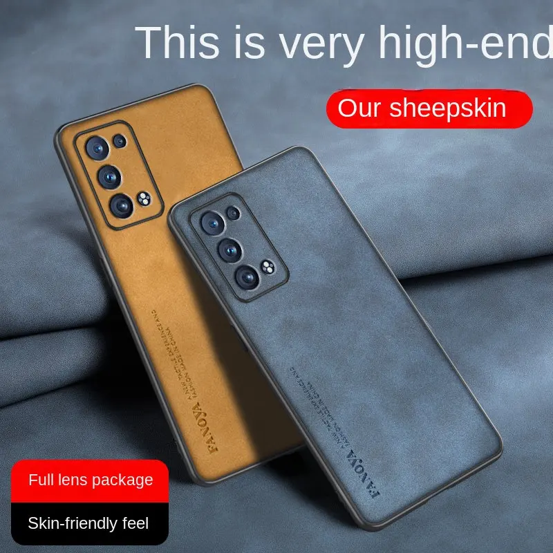 Premium PU Leather Shockproof Hard Back Cover - Durable Protection