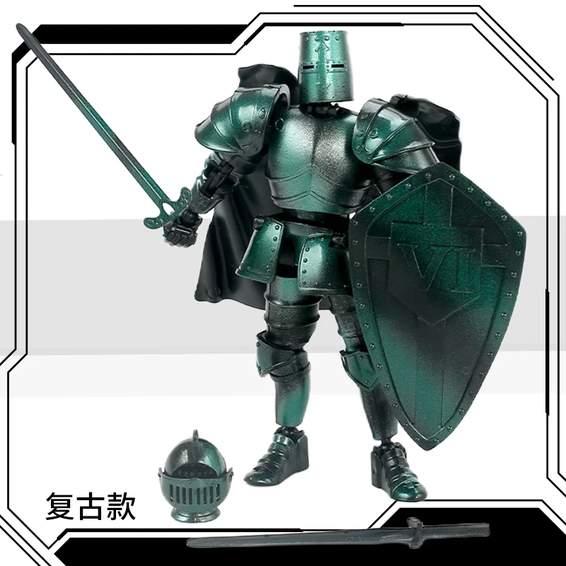 Knight Action Figures Paladin 13 Jointed Movable Shapeshift Robot 3D Printed Mannequin Character Assembl Toys Gift action figure toys