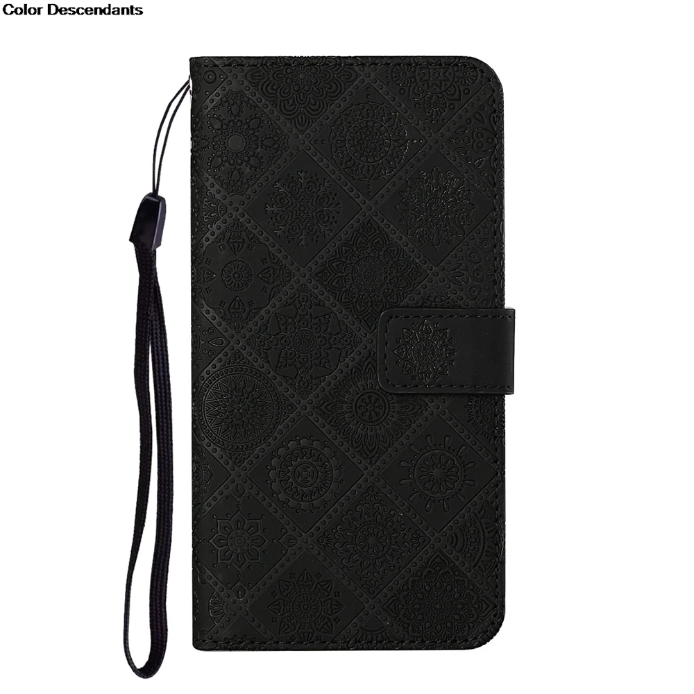Premium Flip Leather Phone Case with Card Holder and Stand Feature