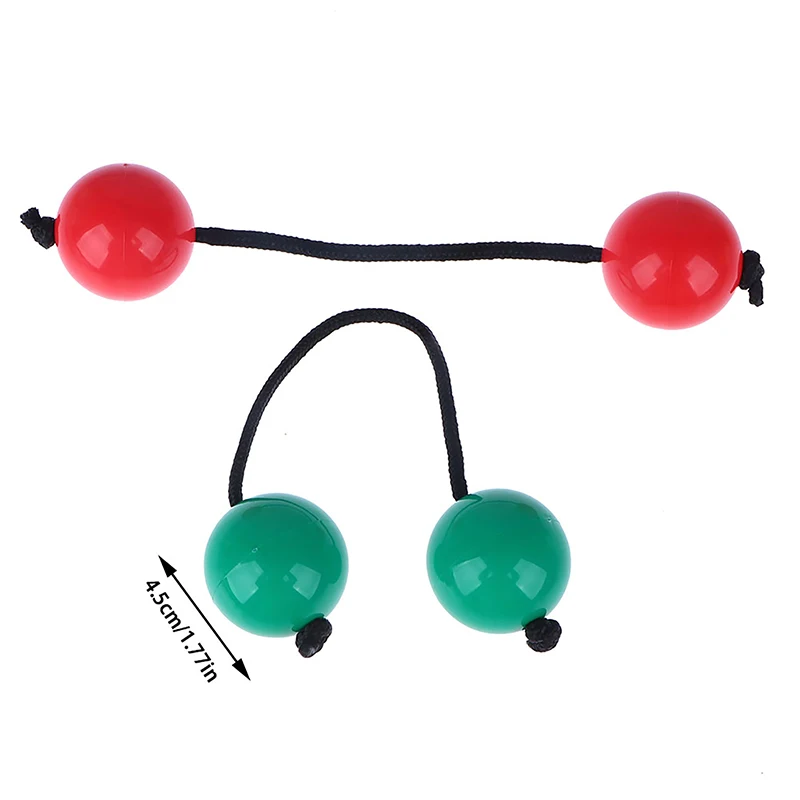 1Pair Rhythmic Ball Adjustable Strap Wear-resistant Hand Shaker Ball Percussion Instrument Rattle Instrument Rhythm Sand Ball