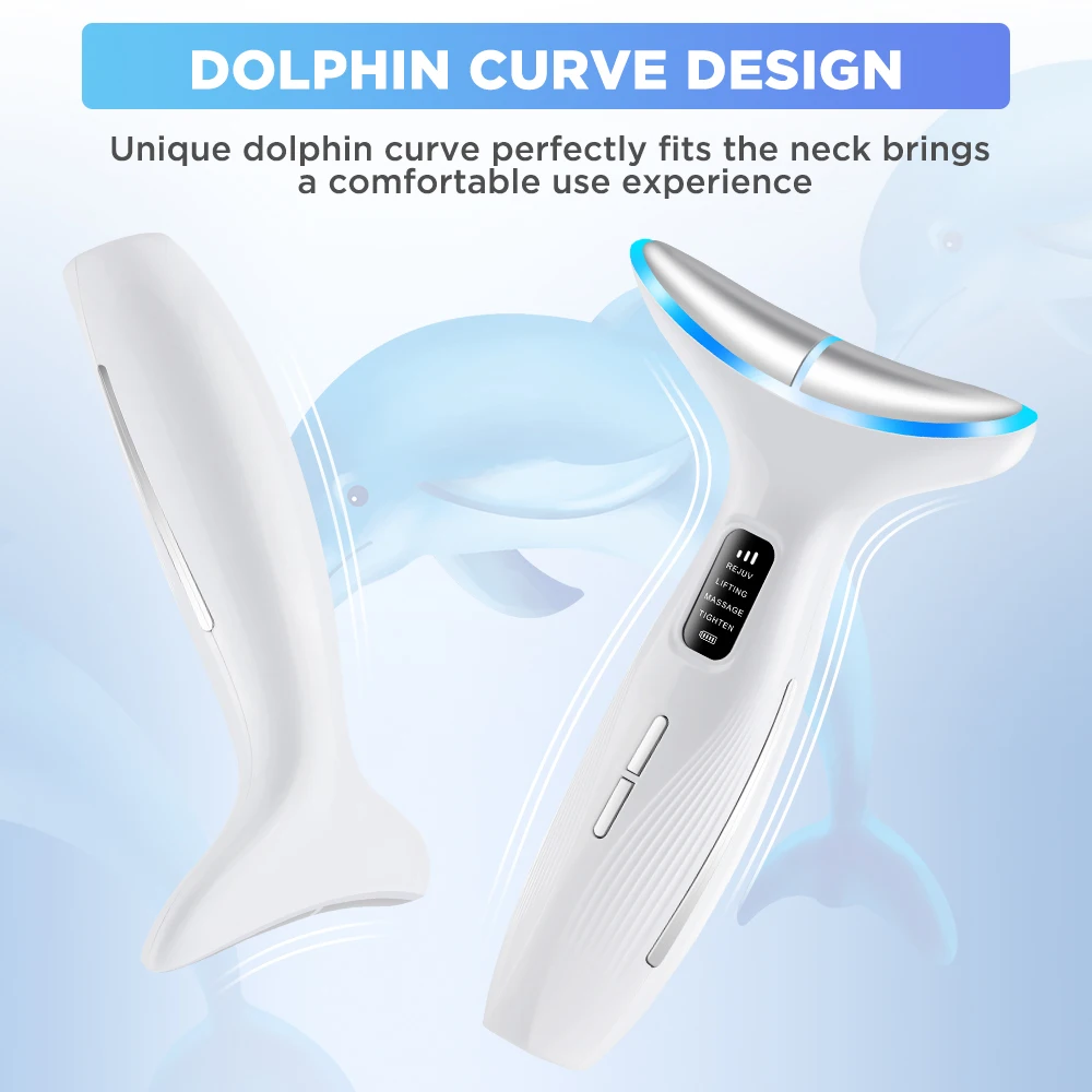 EMS Micro-current Face Beauty Device Neck Lifting IPL Skin Rejuvenation Care Dou