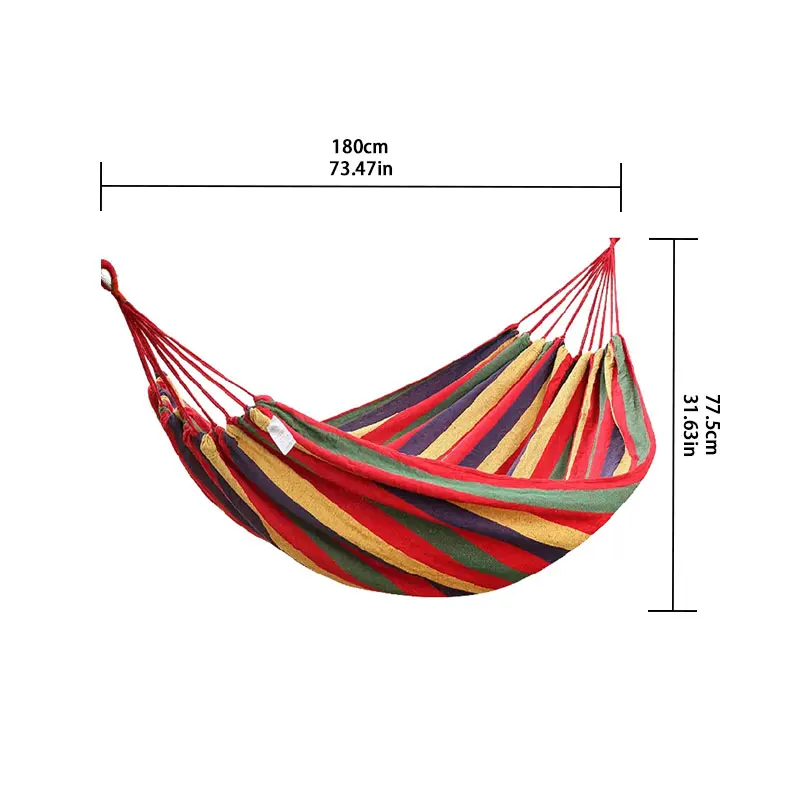 Outdoor camping hammock party camping swing leisure anti-rollover portable sleeping hanging bed travel supplies hanging lounger