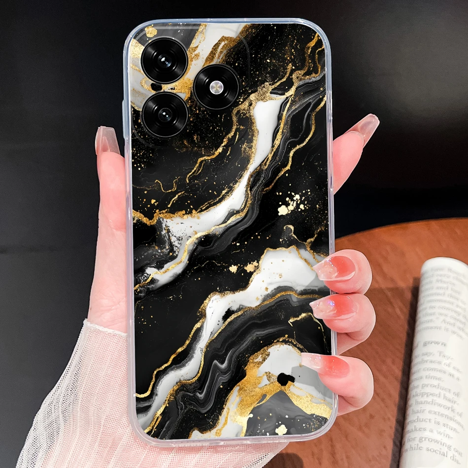 Lovely Animal Cartoon Soft Clear Silicone Phone Case - Lightweight and Durable Cover