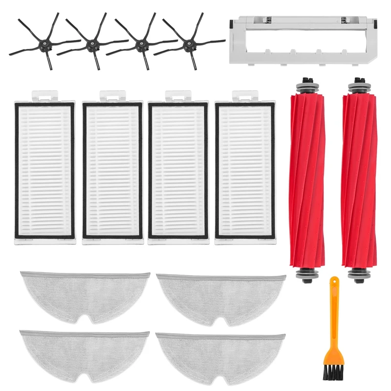 

Запчасти для пылесоса Xiaomi Roborock Q7 Max / Max +/T8, фильтр НЕРА, сменная крышка, основная боковая щетка, тряпка, запчасти