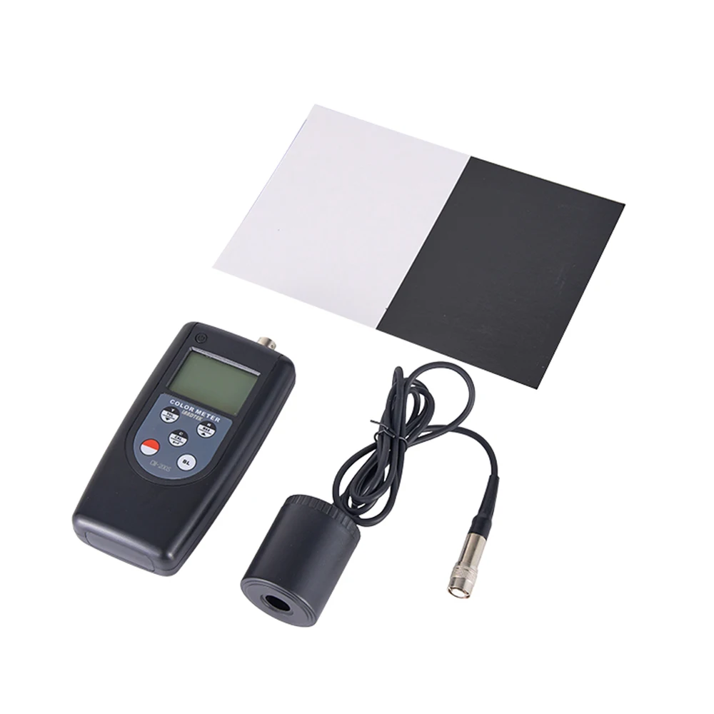 Digital colorimeter CM-200S tristimulus colorimeter textile, paper, leather, spraying color difference detector 9 target colors 4