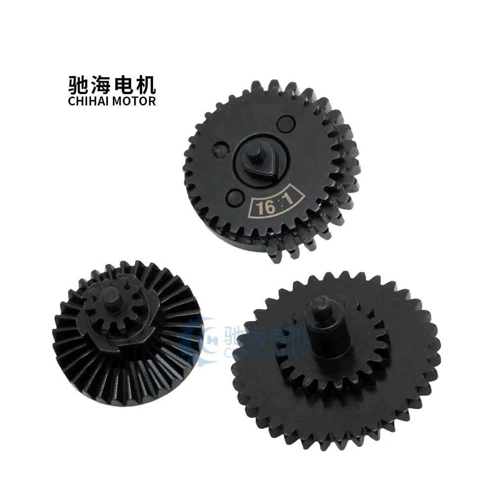 

chihai motor 16:1 Steel machined gear for Ver.2/3 M4 AEG Airsoft Gel Blaster Paintball Accessory