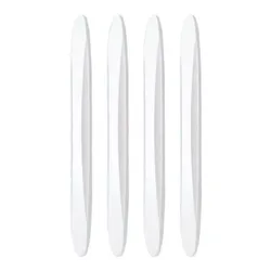 4 - Piece Flexible PVC Car Door Edge Protector Strip - Waterproof Self - Adhesive Anti - Collision Guard (White 4pcs)
