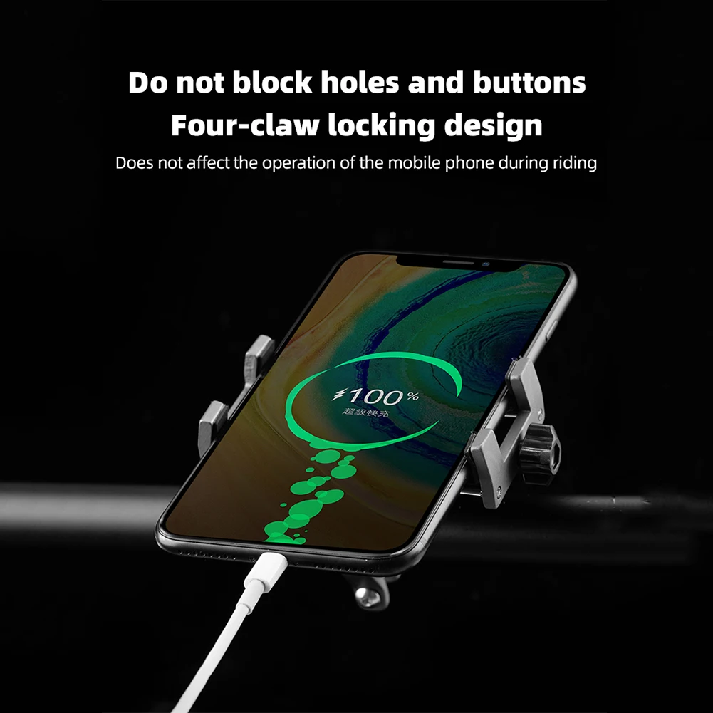 Aluminum Bike Phone Holder Mount for Electric Scooters