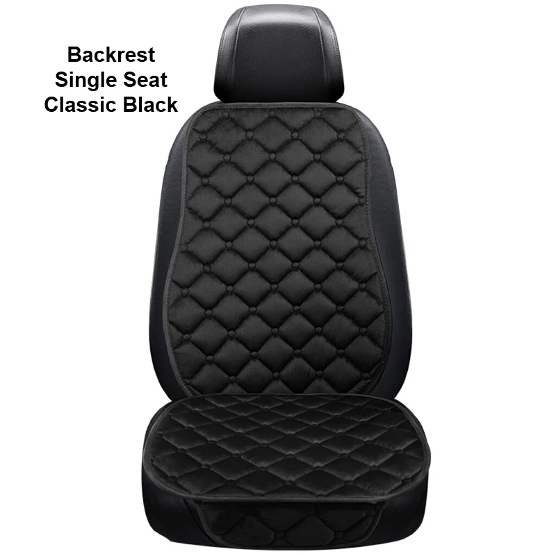 Universal Winter Warm Car Seat Cushion Set - Three Piece Protector & Cover