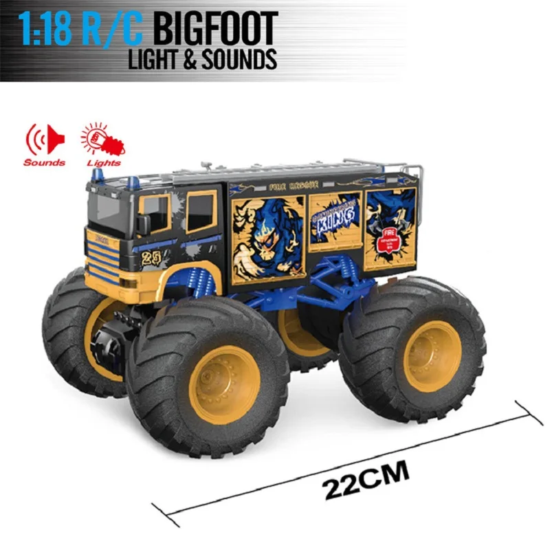 RC Car 1:18 Monster Truck Off Road 4WD Light Sound Racing Fast Drift Vehicles Remote Control Car for Adults Kids Toys Boys Gifts lamborghini rc car