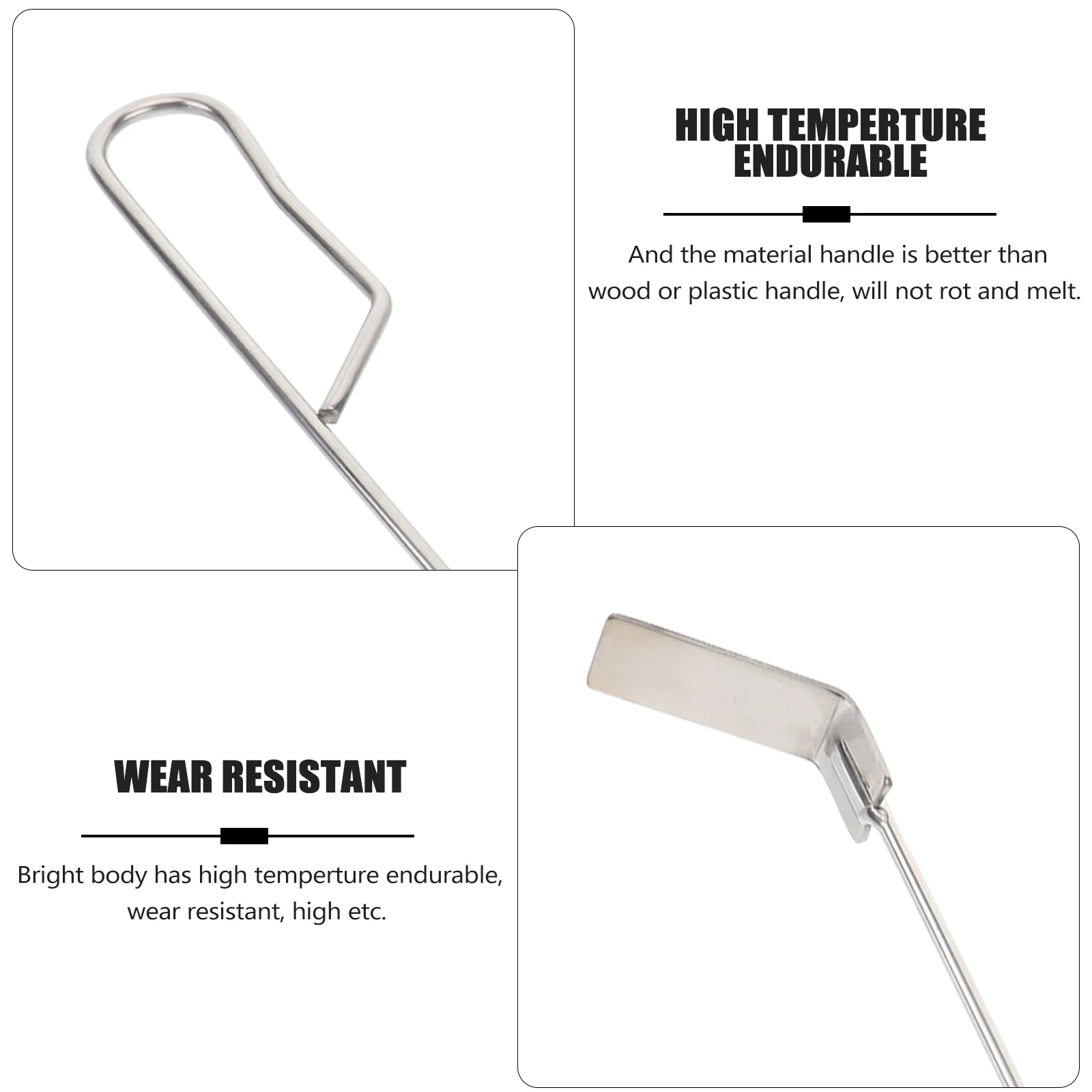 46cm Stainless Steel BBQ Ash Tool Rake