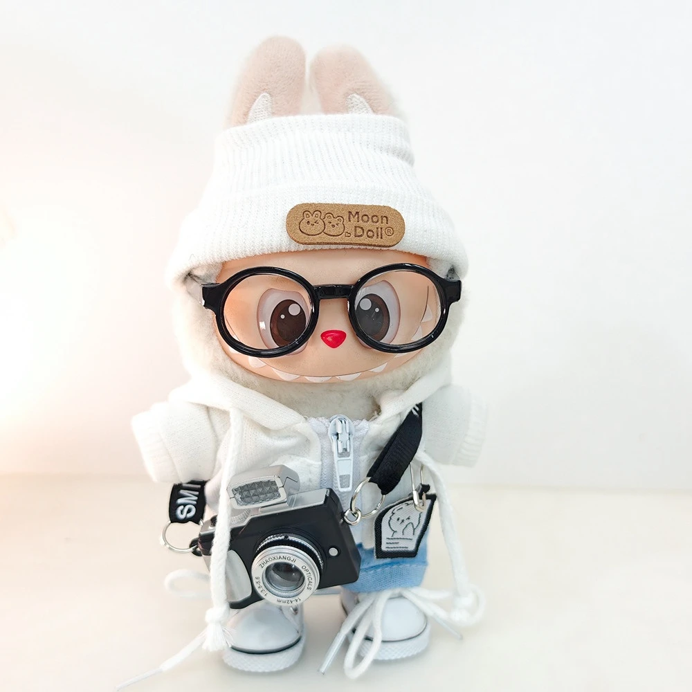 Conjunto de uniforme Cool Shadow de Labubu Academy: atuendo de muñeca inspirado en ídolos