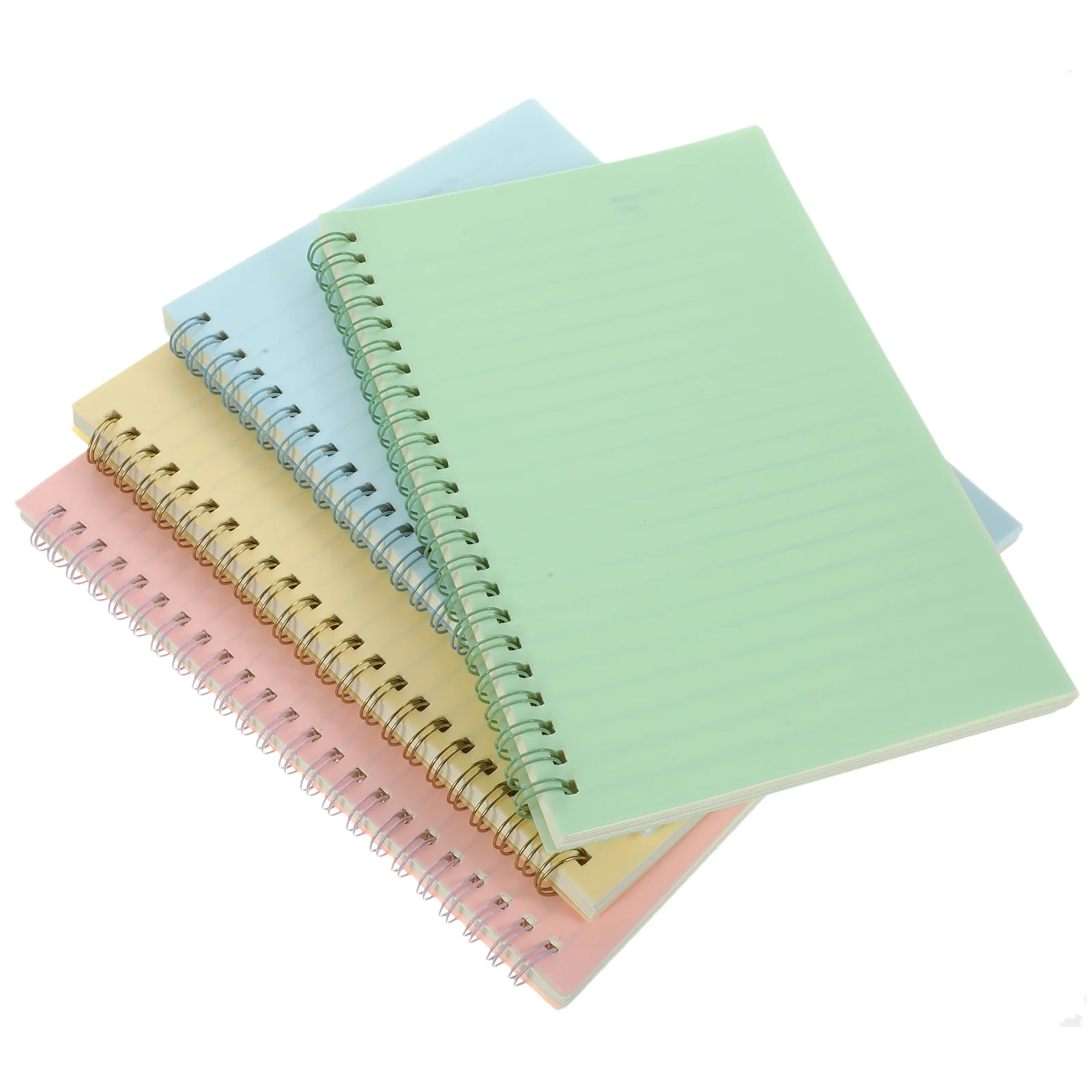 

4 Pcs A5 Coil Book Work Notebook Office Spiral Notes for Taking Kawaii Paper Small Work School