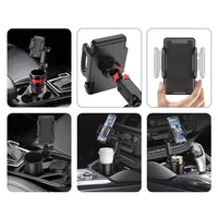 Car Cup Holder Mount Expander with Car Cell Phone Holder 360 Rotation Cup Holder Expander Smartphone Auto Interior Accessories - Image 3