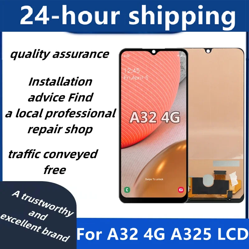 

100% Tested TFT For Samsung A32 4G A325 A325F SM-A325M SM-A325F/DS LCD Display Touch Screen Digitizer Assembly Replacement