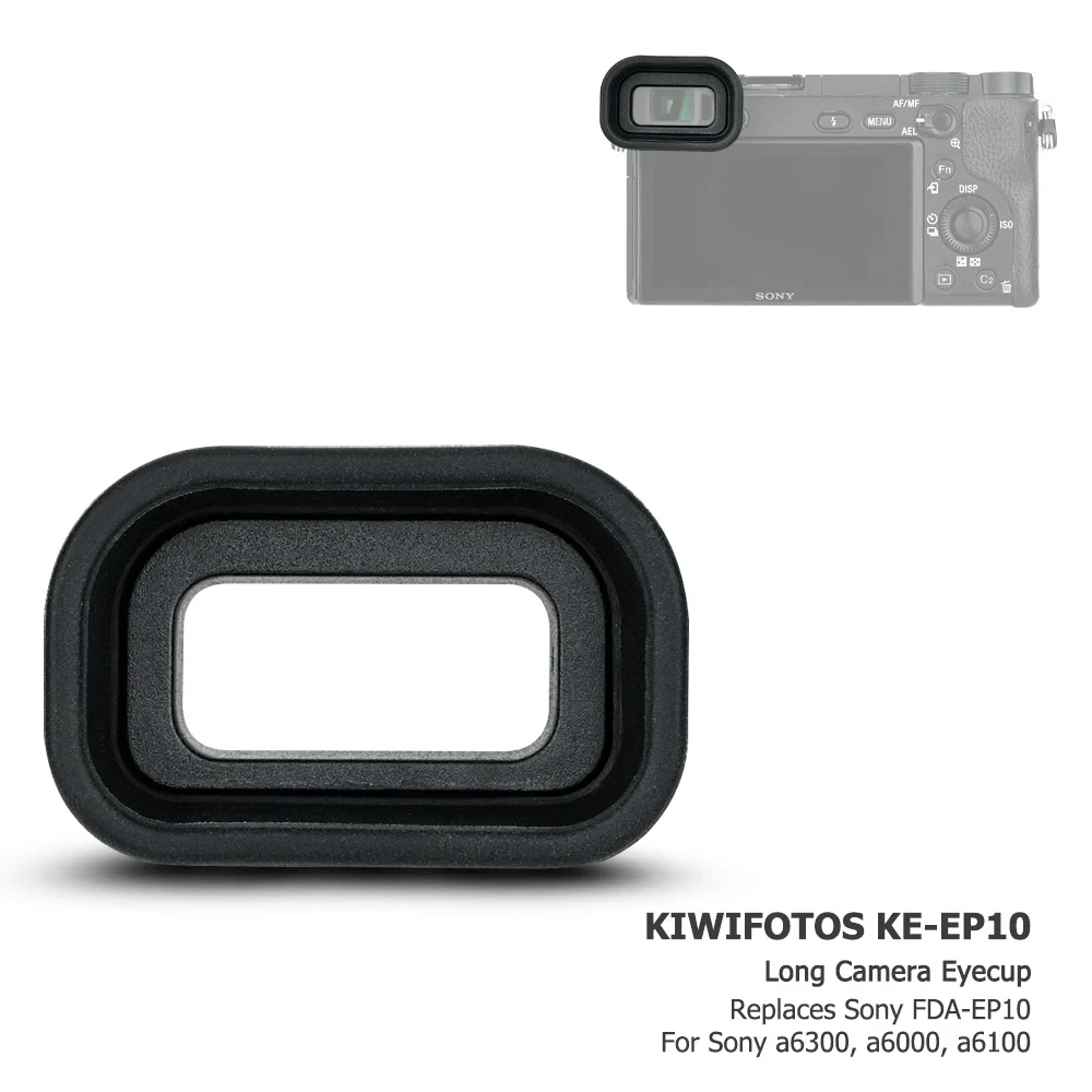 A7CII A7CR A7R A7R II A7R III A7C A6100 A6700 Augenmuschel-Okular, weiches Silikon, verlängerter Kamerasucher für spiegellose Sony-Serie – Detail 2