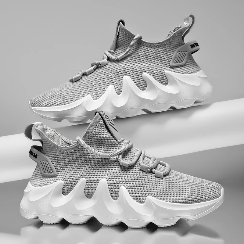 Men's Breathable and Comfortable Sneakers, Non-Slip and Durable Running Shoes, Suitable for All Seasons, Lightweight and Comfortable Low-Top Shoes, Wear-Resistant Soles, Suitable for Casual Wear and Light Exercise, Streamlined Sports Design, Flexible Shoe Style