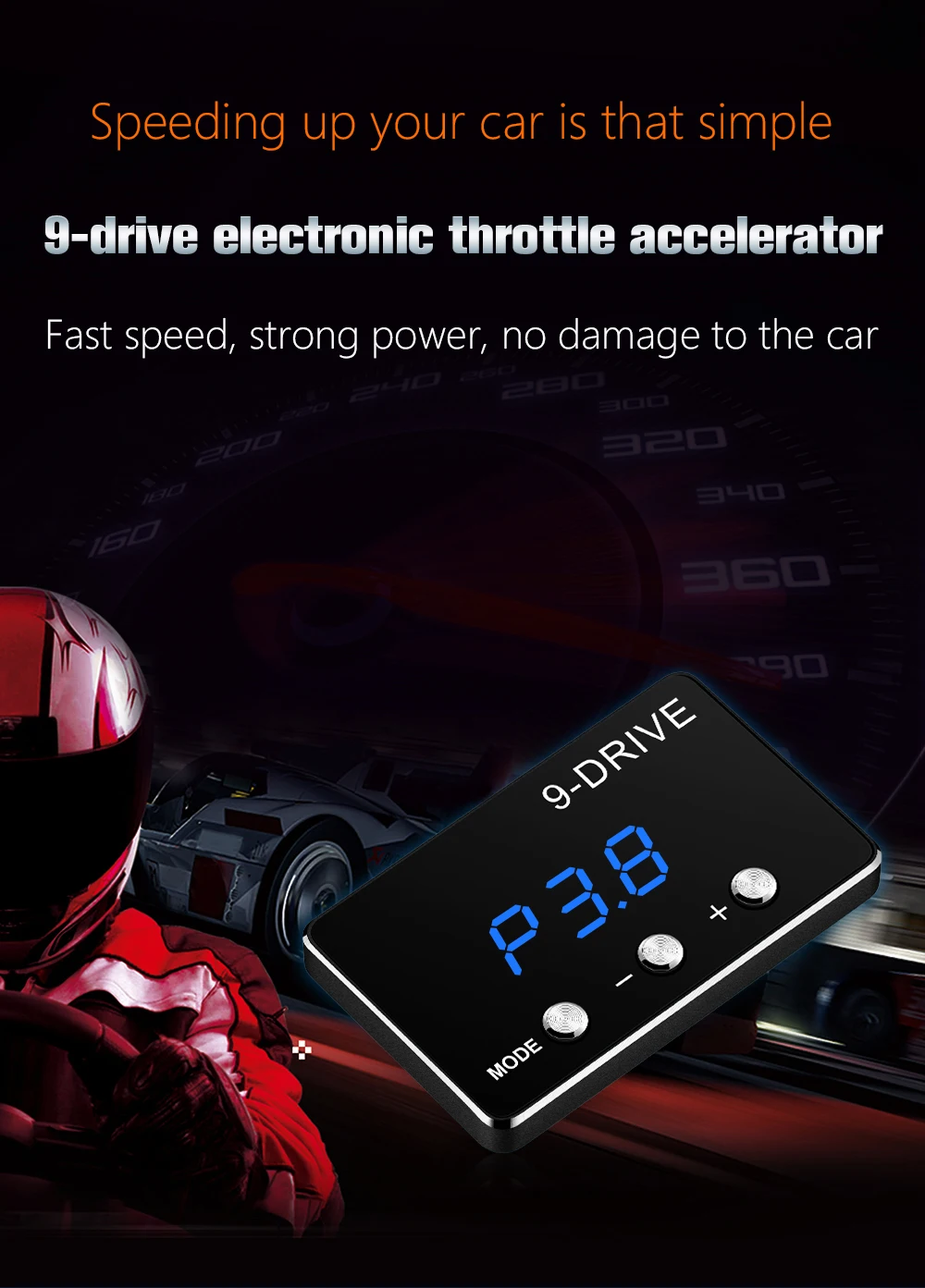 Contrôleur De Réponse D'accélérateur électronique - 9 Modes, Pédale De Course Intelligente