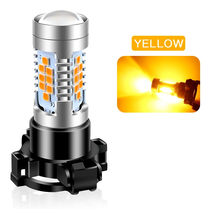2PCS PY24W PH24WY 5200s Canbus Fehler Kostenlose Super Helle 6W 30SMD 12v Led-lampen Auto blinker Lichter Auto Anzeige Lampe – Detail 6