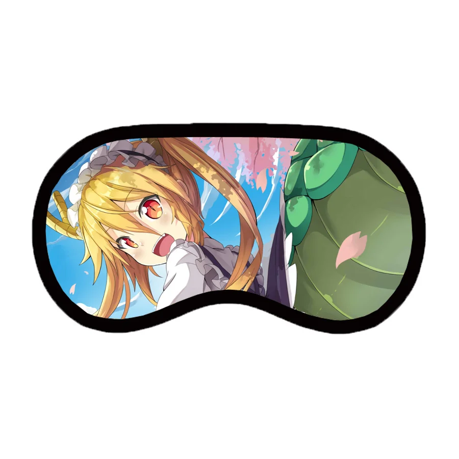 

Cartoon anime Miss Kobayashi's Dragon Maid MPatch Unisex Sleep Blindfold Casual Eyes Mask Eyepatch Teenager eyes mask