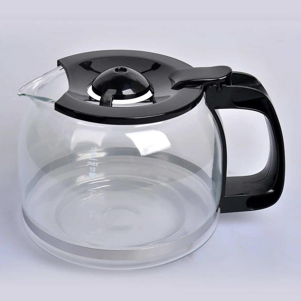 Houselin 12 Cups Coffee Maker Compact Coffee Machine With Reusable Filter Warming Plate and Pot For Home and Office