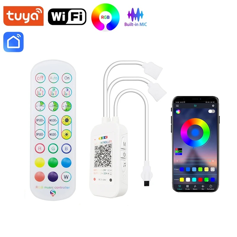 Wi-Fi ΠΊΠΎΠ½ΡΡΠΎΠ»Π»Π΅Ρ RGB Smart Life Tuya Ρ 24-ΠΊΠ½ΠΎΠΏΠΊΠ°ΠΌΠΈ, Π²ΡΡΡΠΎΠ΅Π½Π½ΡΠΉ ΠΌΠΈΠΊΡΠΎΡΠΎΠ½ Π΄Π»Ρ ΡΠΈΠ½Ρ
ΡΠΎΠ½ΠΈΠ·Π°ΡΠΈΠΈ ΠΌΡΠ·ΡΠΊΠΈ, ΡΠΎΠ²ΠΌΠ΅ΡΡΠΈΠΌΡΠΉ Ρ Alexa Google ... Wi-Fi ΠΊΠΎΠ½ΡΡΠΎΠ»Π»Π΅Ρ RGB Smart Life Tuya Ρ 24-ΠΊΠ½ΠΎΠΏΠΊΠ°ΠΌΠΈ, Π²ΡΡΡΠΎΠ΅Π½Π½ΡΠΉ ΠΌΠΈΠΊΡΠΎΡΠΎΠ½ Π΄Π»Ρ ΡΠΈΠ½Ρ
ΡΠΎΠ½ΠΈΠ·Π°ΡΠΈΠΈ ΠΌΡΠ·ΡΠΊΠΈ, ΡΠΎΠ²ΠΌΠ΅ΡΡΠΈΠΌΡΠΉ Ρ Alexa Google ...