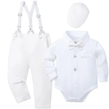 Baby Boy Suspender Suit Set 1