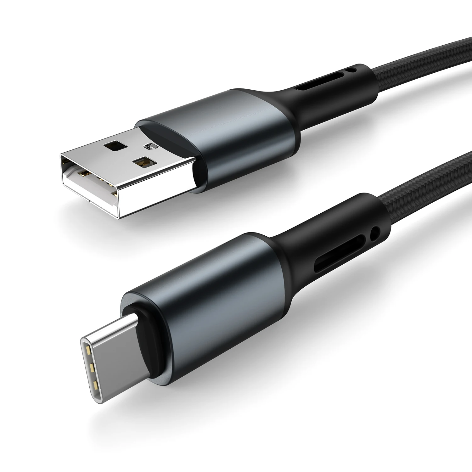 Nylon Braided Fast Charging USB A to Type C Data Sync Cable