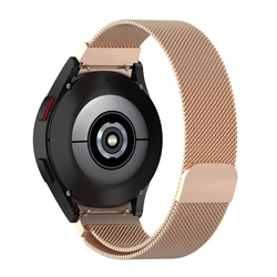 Sleek Magnetic Loop Strap with One-Click No-Gap Design for 4 classic 42mm 46mm (Rose gold)