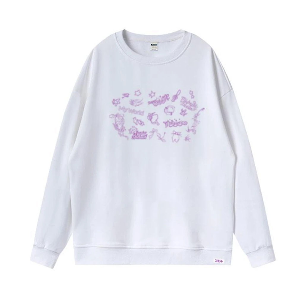 Autumn Women's Hoodie Y2K ILLIT Song Super Real Me Cotton Sweatshirt Men Women Fashion Harajuku Pullover Clothing